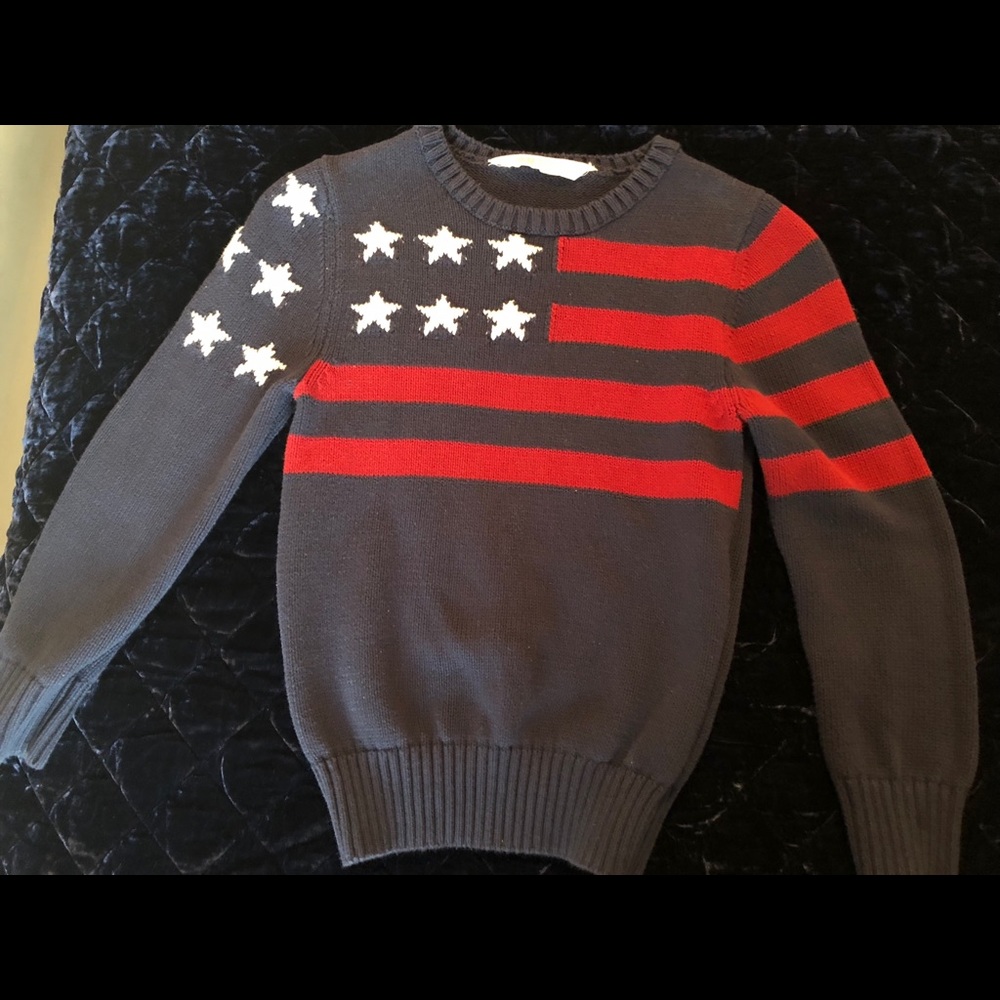 H&M American Flag Design Sweater